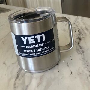 YETI Rambler 10oz Silver Mug